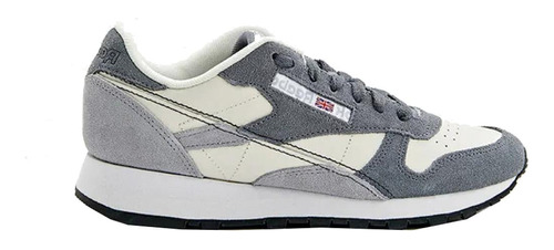 Tenis Reebok Classic Leather Gris Hombre Casual