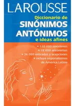Comprar Libro Diccionario De Sinónimos, Antónimos E Ideas Afines