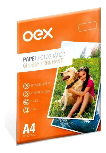 Papel Fotografico 180g Oex Pf10 - 10fls