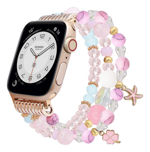 Pulsera Con Cuentas Compatible Con Correas De Apple Watch De