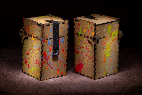 Deckbox De Mdf Para Commander (108 Cards E Dados) Magic Mtg