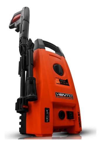 Hidrolavadora eléctrica Vento Waterjet 1600 LT203-1400 naranja de 1400W con 1600psi de presión máxima 127V