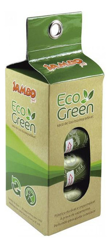 Saquinhos Biodegradável Cata Cáca Com 8 Rolos Ecogreen