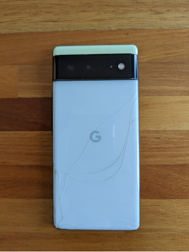 Google Pixel 6 256gb Funcionando, Vidrio Trasero Rajado