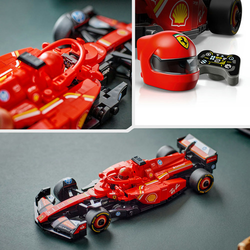 Legospeed Champions Ferrari Sf24 Formula F1 Más Piloto 77242 275 F1