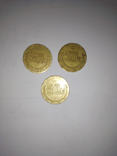 Moneda 50 Centavos 1992, Error En La Fecha, Circulo Has 1993