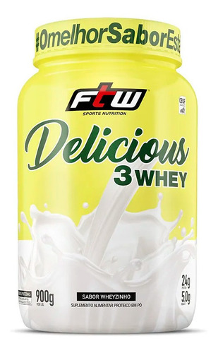 Whey Protein Delicious 3w 900g Ftw