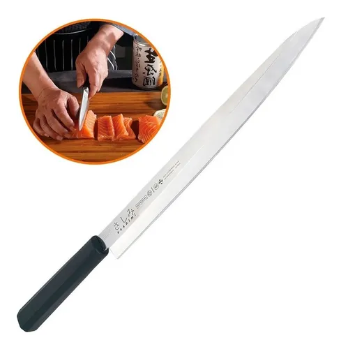 comprar Faca Para Sashimi Peixe Sushi 10'' Inox Profissional Mundial