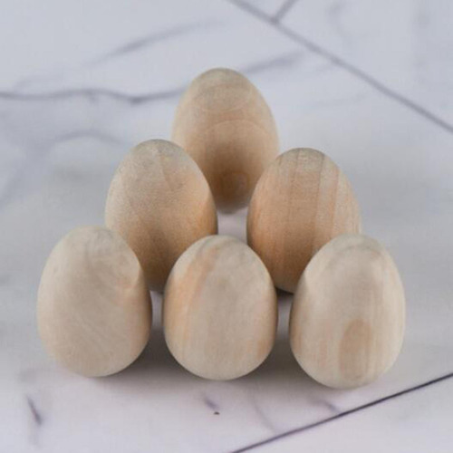 10x Huevos En De Madera Huevos Falsos Decoración Del Hogar