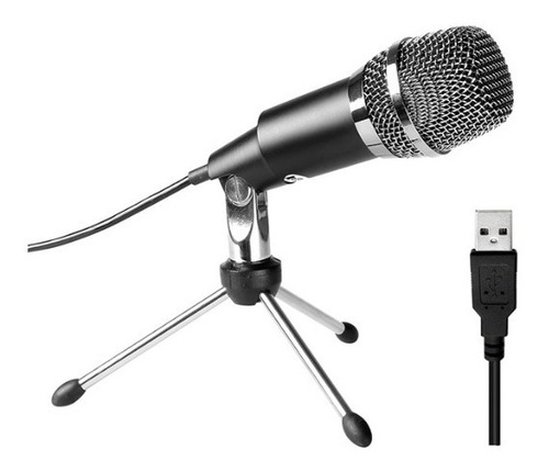 Microfono Fifine  K668 Usb De Condensador Para Pc O Portatil