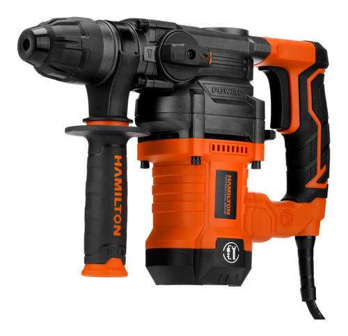 Imagen 2 de 5 de Rotomartillo Hamilton HRM002 naranja frecuencia de 50Hz/60Hz con 1000W de potencia 220V-240V