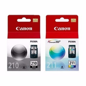 Kit 2 Cartuchos Canon Pixma Pg210 Cl211 Para Mp280 Mp230. 