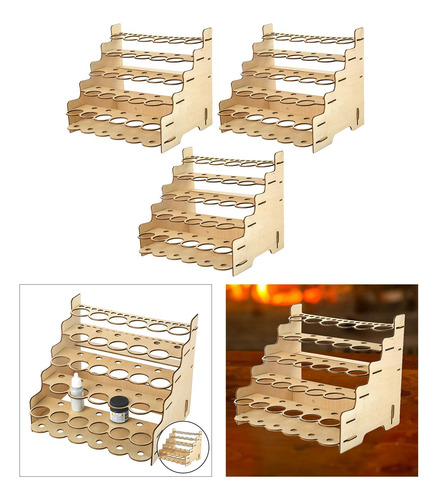3x Módulo Tinta Pigment Garrafa Rack Epoxy Ferramenta