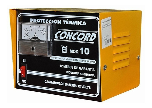 Cargador Bateria Concord 10 Portatil 12v 10amp