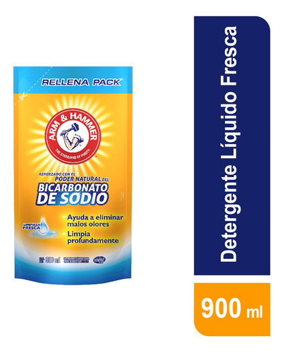 Imagen 1 de 1 de Detergente Líquido Fresca 900ml Arm & Hammer