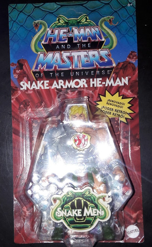 Masters Of The Universe Snake Armor He-man Mattel Unpunched (Usado)