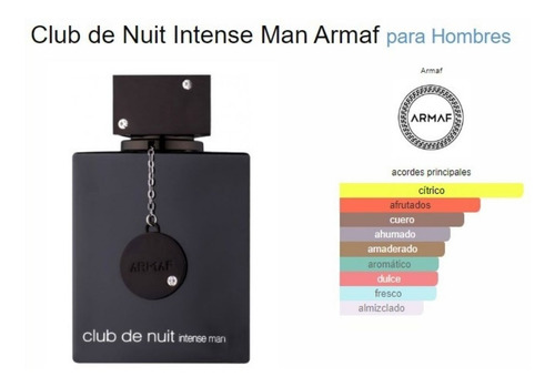 Imagen 2 de 3 de Perfume Armaf Club De Nuit Intense Edt 105ml Para Caballeros
