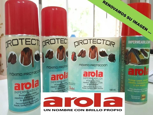 Imagen 2 de 6 de Protector Arola Impermiabilizante Para Gamuza Y Nobuck