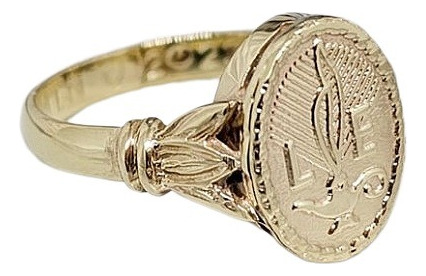 Anillo Oro 9k Licenciada En Enfermería