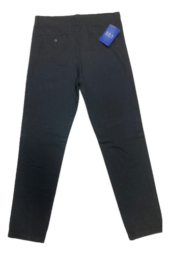 Pantalon Chino Algodon Y Elastano Sin Pinzas B&a