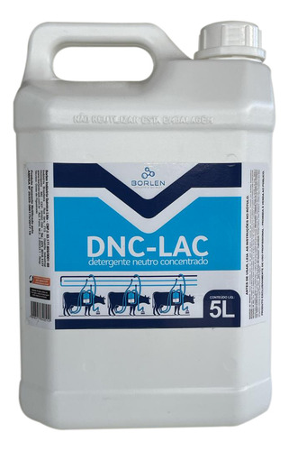Detergente Neutro Concentrado 5 Litros Ordenha Vaca Leite