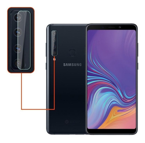 Vidrio Templado Cubre Camara Para Samsung A9 2018