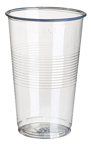 Vaso Descartable Transparente 330 Cc X 100u  