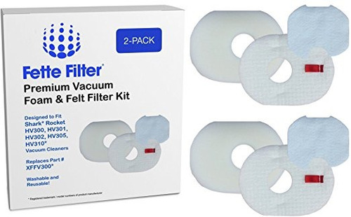 Fette Filtro Premium De Reemplazo De Vacío De Espuma Y Fielt