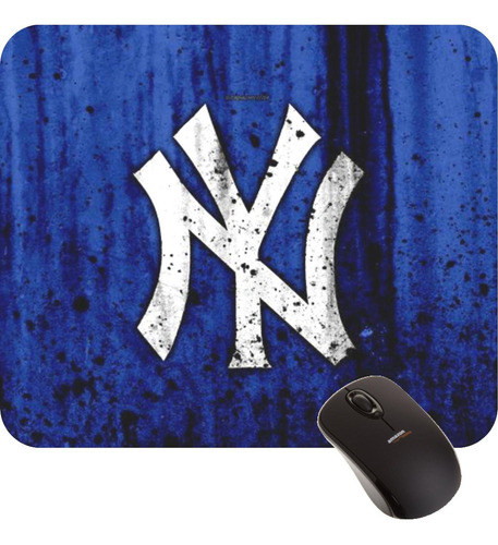 Mousepad Yankees Time De Basebal Nlb Logo Escudo Ny