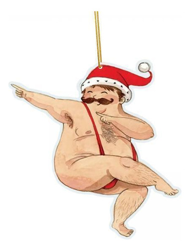 2 Paquetes De 2 A 6 Adornos Navideños Para Árboles Divertido