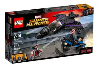 Lego Marvel Civil War Caza De Pantera Negra 76047 - 287 Pz