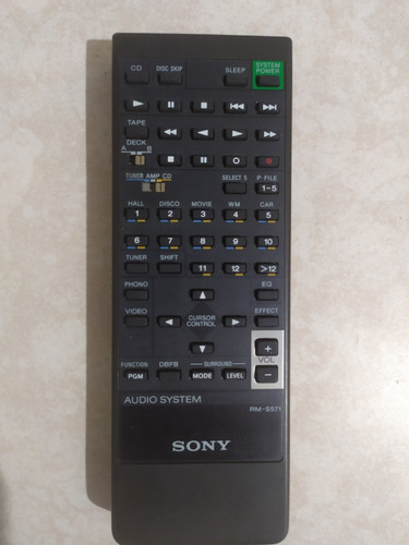 Sony Control Audio Sistem