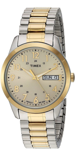 Reloj P/ Hombre Timex South Street, Indiglo, Con Calendario