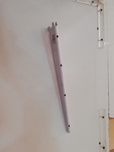 2 Ménsulas De 37 Cm Doble Enganche Encaje Rapi-estant