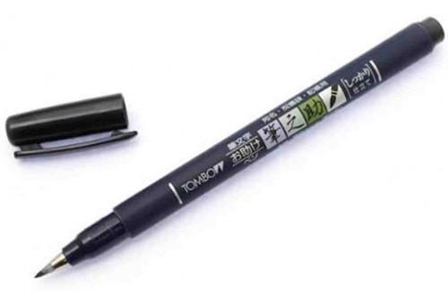 Imagen 1 de 4 de 6 Tombow Fudenosuke Brush Pen / 3 Hard Type & 3 Soft Type