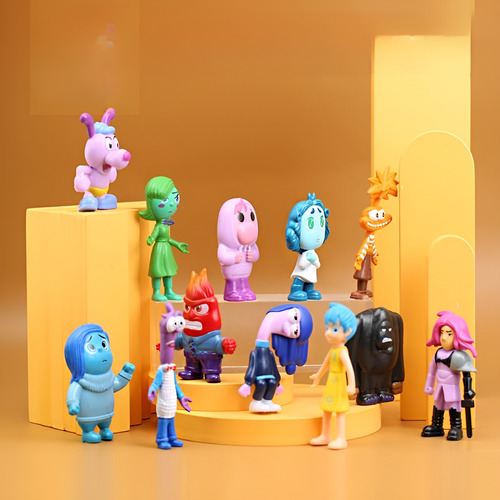 Intensamente 2 Inside Out Disney Pixar Set 12 Figuras Origin
