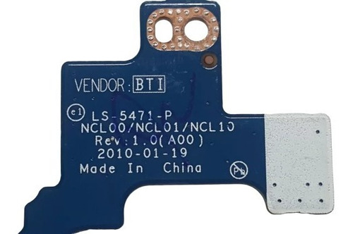 Placa Encendido Ls-5471-p Notebook Dell Inspiron E6410