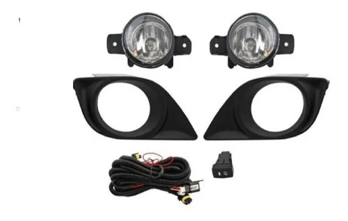 Kit Faros Niebla Auxiliares Nissan Versa 2011-2014 Merc Full