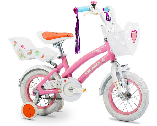 Imagen 2 de 2 de Bicicleta Infantil Nena Olmo Tiny Pets Rod 12 Ahora 12 18