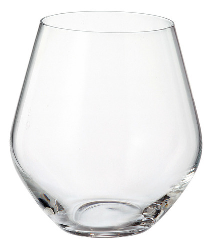 6 Vasos Whisky Licor Ron Grus Cristal De Bohemia Tumbler Color Transparente