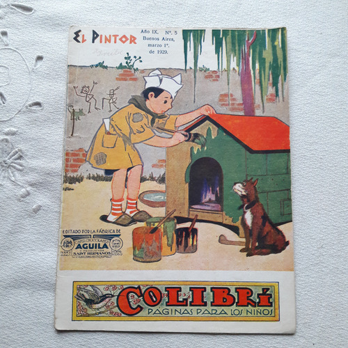 Revista Colibri Nª 5 Año 1929 Aguila Saint  El Pintor