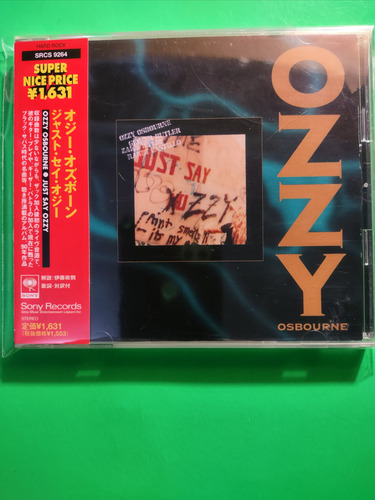 Ozzy Osbourne - Just Say Ozzy (cd Ep, 1997 Japón) 