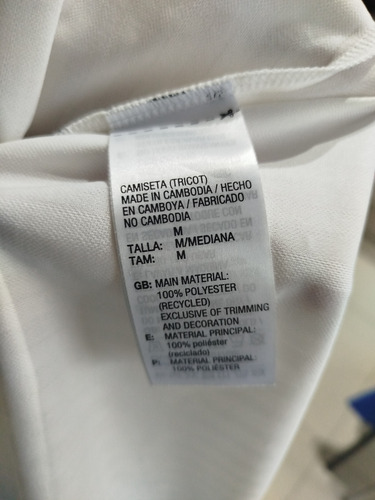 Camiseta - Juventus - Original Con Etiqueta Origen - Talle M (Usado)