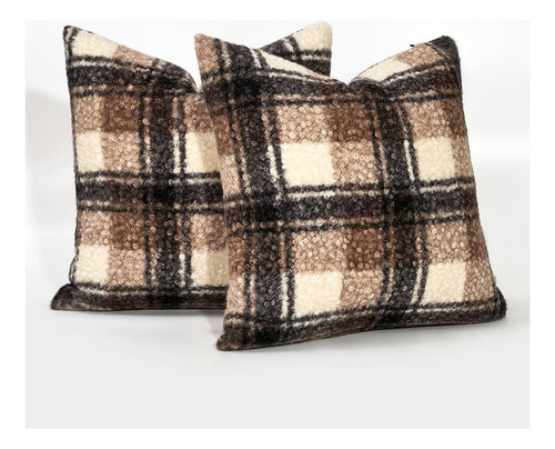 Jojogogo Fall Buffalo Buffalo Sherpa Sherpa Pillow Covers 18