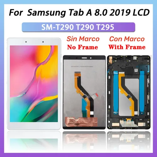 P-m Pantalla Lcd Con Marco Para Samsung Tab A 8.0 Sm-t290