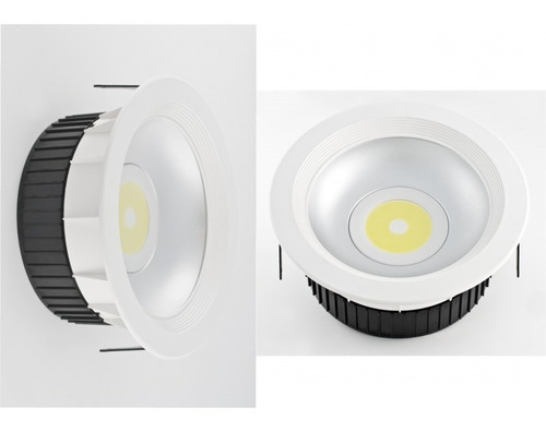 Spot Embutido Redondo Led 220v 10w Frio Downlight Megalite