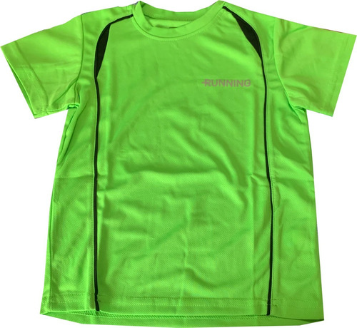 Polera Running Dry + Gorro Uv50+ Para Niño Niña 4-6años