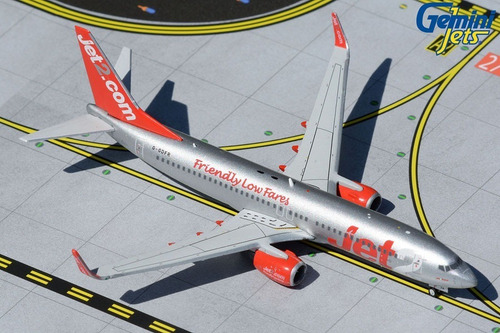 Miniatura Avião Gemini Jets 1:400 Jet2.com boeing 737-800