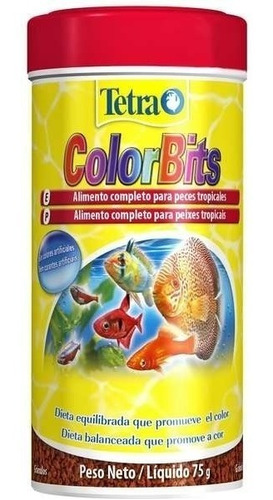 Tetra Color Tropical Granules 75gr - Color Bits 75g