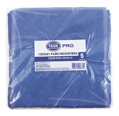 Paños/toallas Microfibra X 5 (de 40 X 40 Cms) Mantenimiento